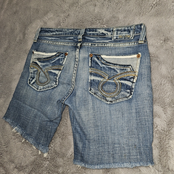 Big Star Women's Denim Shorts Cut Off Jeans in Classic Blue Size 29 - Picture 9 of 13